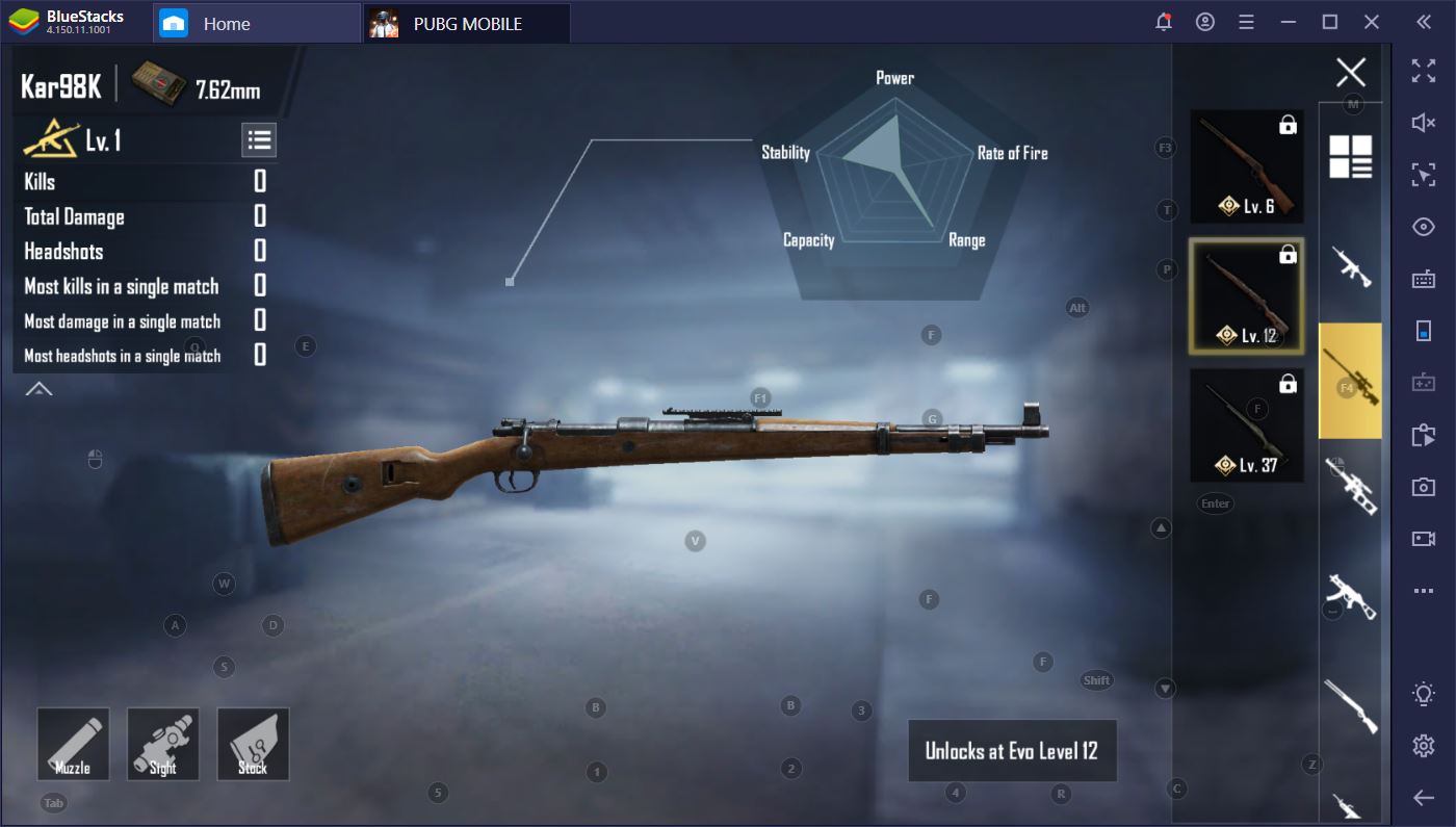 PUBG Weapon Guide